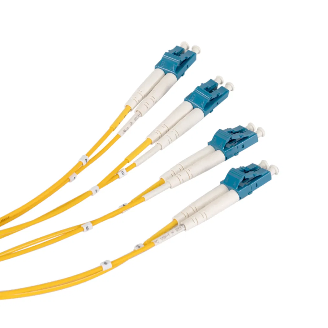 High Quality Singlemode Sm 8 Core MPO Fiber Optic Patchcord