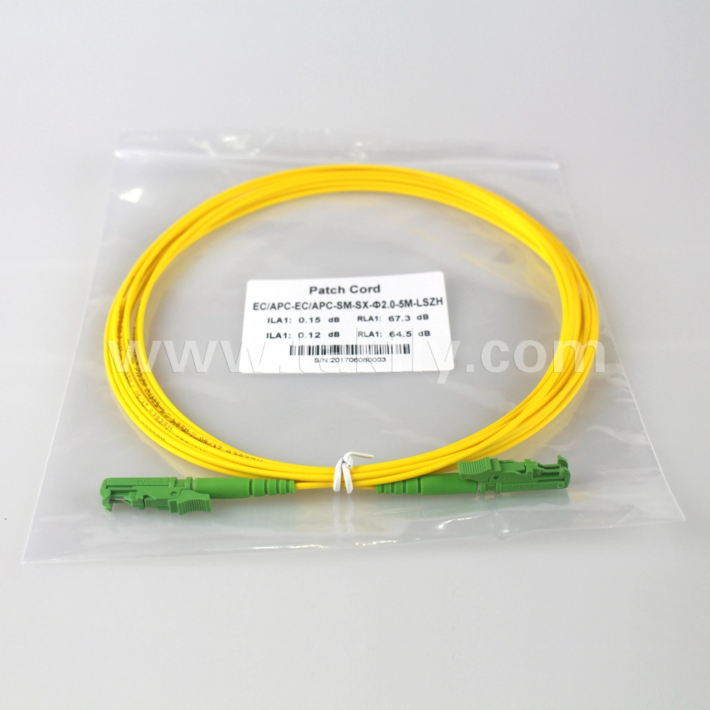 E2000-Sc mm Om3 Duplex LSZH Fiber Optic Patchcord