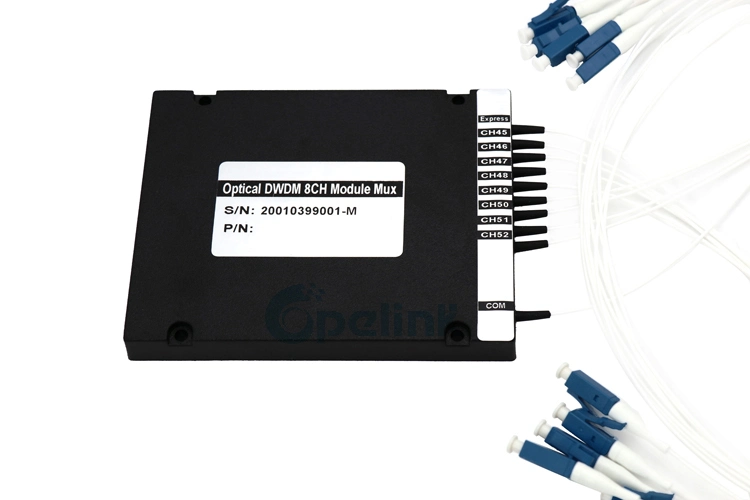 8CH Mux /Demux Optical DWDM with LC/PC Pigtail ABS Box