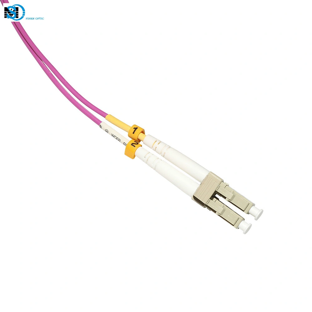 FTTH Om4 Sc-Sc Duplex Fiber Optic Patchcord