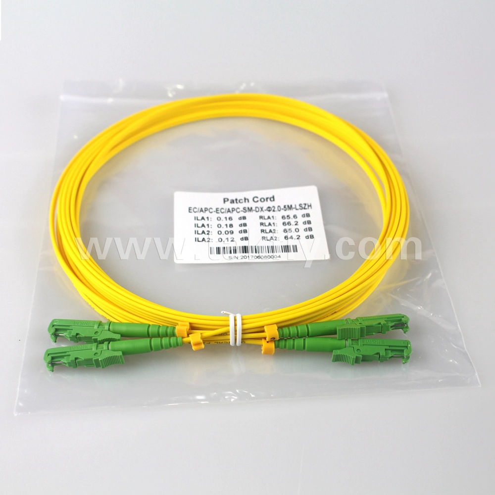 E2000-Sc mm Om3 Duplex LSZH Fiber Optic Patchcord