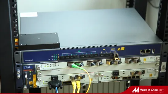 FTTX Gpon Olt 16 porte Pon, 10 Ge, supporto doppia alimentazione, compatibile con Huawei, Zte ONU