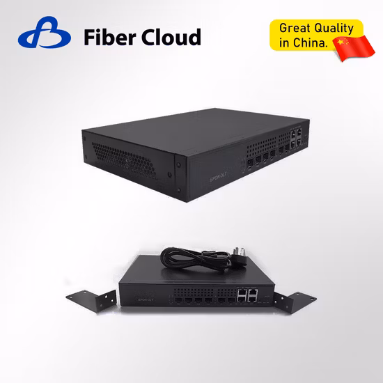 Rapporto di suddivisione massimo 1: 64 Epon Olt 4 porte con modulo SFP