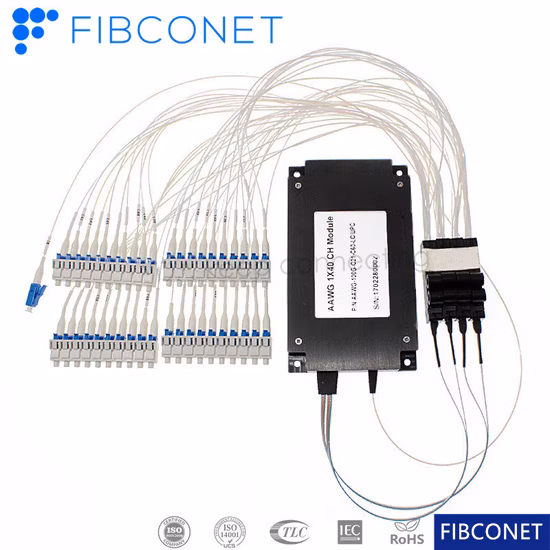 Modulo AWG in fibra ottica 100g