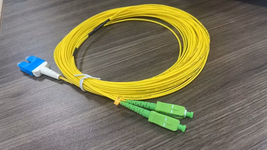 Cavo patch in fibra ottica FC Upc monomodale LSZH G657A1 giallo